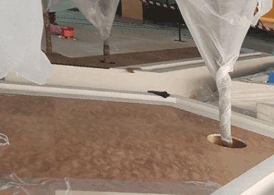 Lederen vloer ABU DHABI, VAE cultural foundation