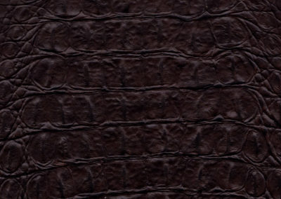 SOFT TOUCH Croco Dark-Brown lederen vloeren en lederen wanden