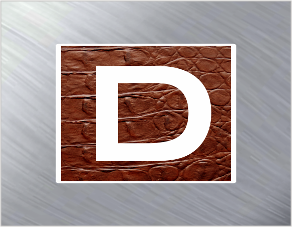 Icon Durable leather flooring and leather wall covering