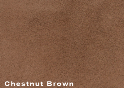 SUÈDE Chestnut Brown lederen vloeren en lederen wanden